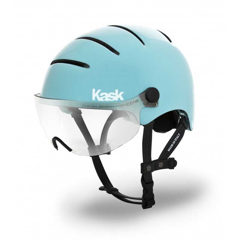 casque de vélo bleu ciel de la marque Kask